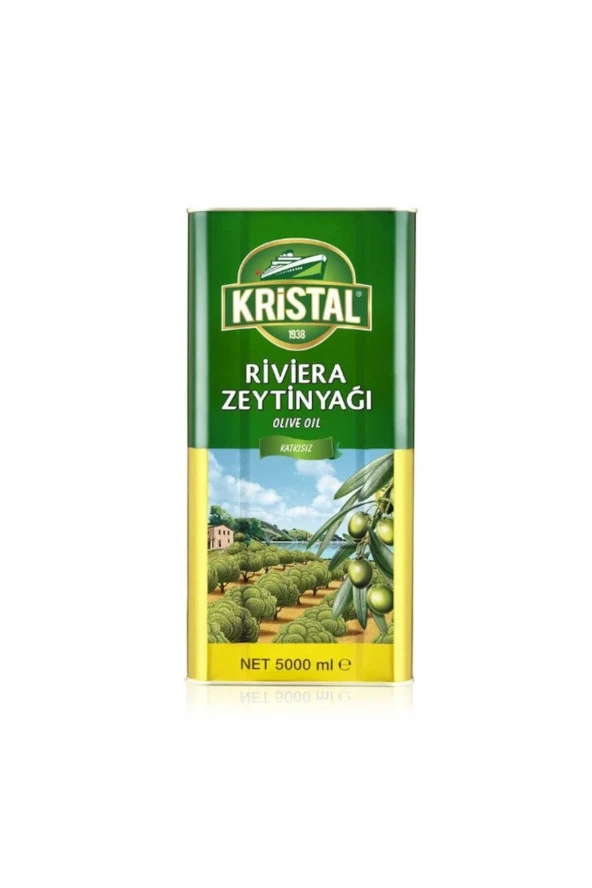 KRİSTALL Kristal Riviera Zeytinyağı Teneke 5000 Ml