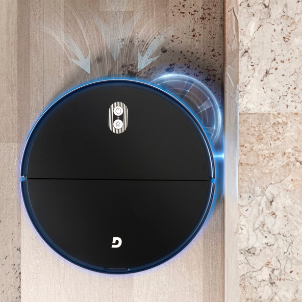 Dersar L1 Plus Robot Süpürge Siyah (Dersar Türkiye Garantili) - 2