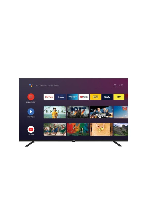 YE-65020GFSG5 65" 165 Ekran Uydu Alıcılı 4K Ultra HD Google Android Smart LED TV - 3