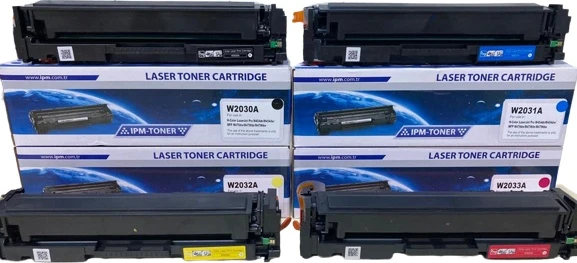 Hp 415A-W2030A Renkli Uyumlu Chipli Toner Seti