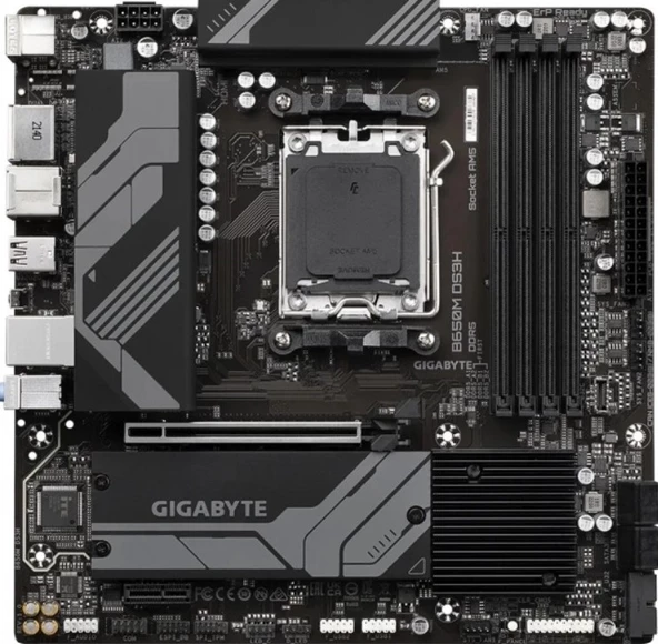 Gigabyte B650M DS3H 6400 MHz (O.C.) DDR5 AM5 mATX Anakart - Resim 3