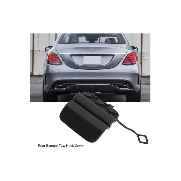 Mercedes C Serisi Uyumlu W205 2014+UYUMLU Amg Arka Tampon Çeki Demir Kapağı - 2058850256