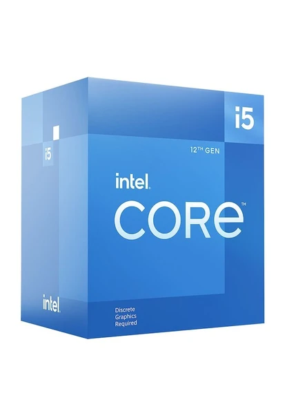 Intel Core i5-12400F 2.5 GHz LGA1700 18 MB Cache 65 W İşlemci