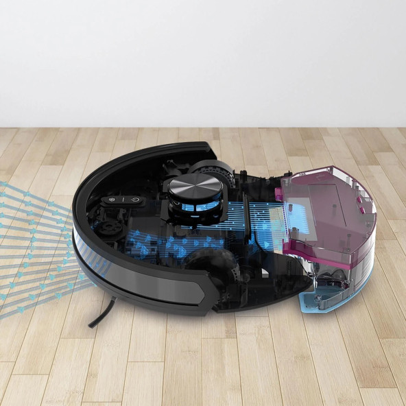 Blaupunkt S10 Robomaster Robot Süpürge Siyah - 4