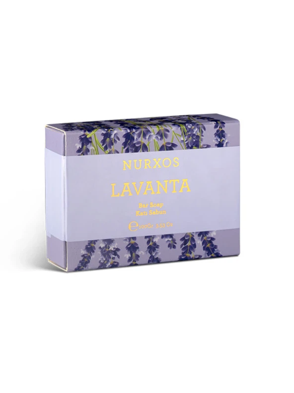 Nurxos 9612 Lavanta 100 Gr Katı Sabun 8681124696120 - Resim 2