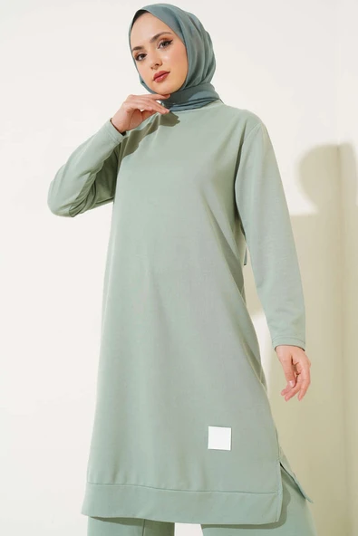 Armalı Bol Paça İkili Takım Mint ürün görseli 1