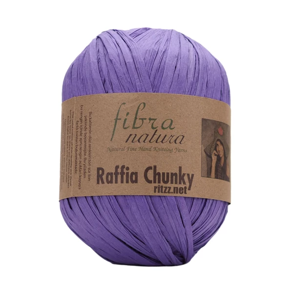 Fibra Natura Raffia Chunky 114-08 Mor ürün görseli 1