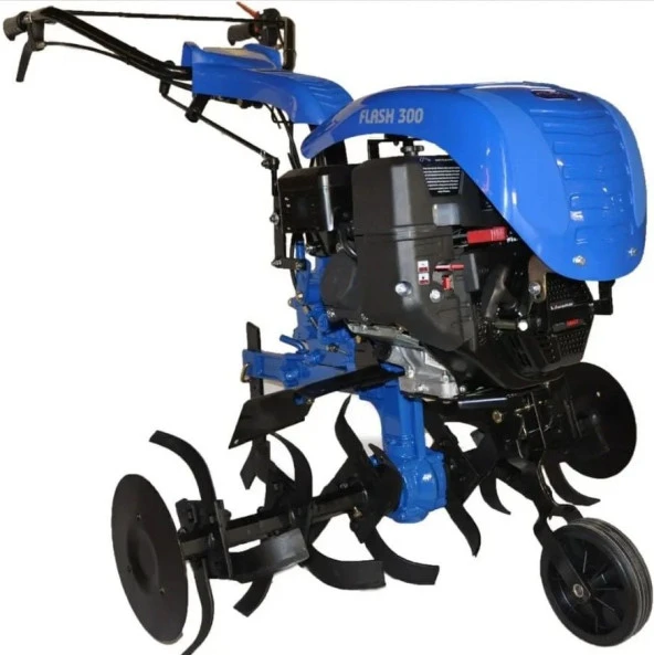Flash 300 SR200 - 7Hp Benzinli 3+1 Şanzımanlı Çapa Makinası - Demiray Manuel Damperli Römork - 2