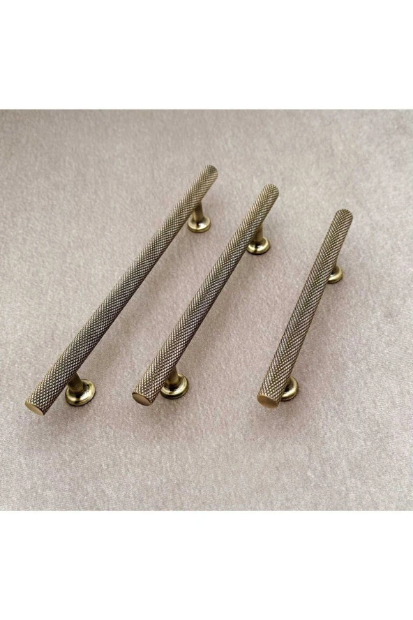 Dal Mat Antik Sarı Tv Ünitesi Vestiyer Yatak Odası Mutfak Dolap Çekmece Kulpu 160 Mm 1 Adet - 4