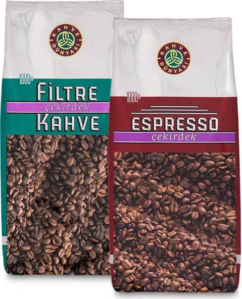 Kahve Dünyası Çekirdek Filtre Kahve ve Espresso 1 kg