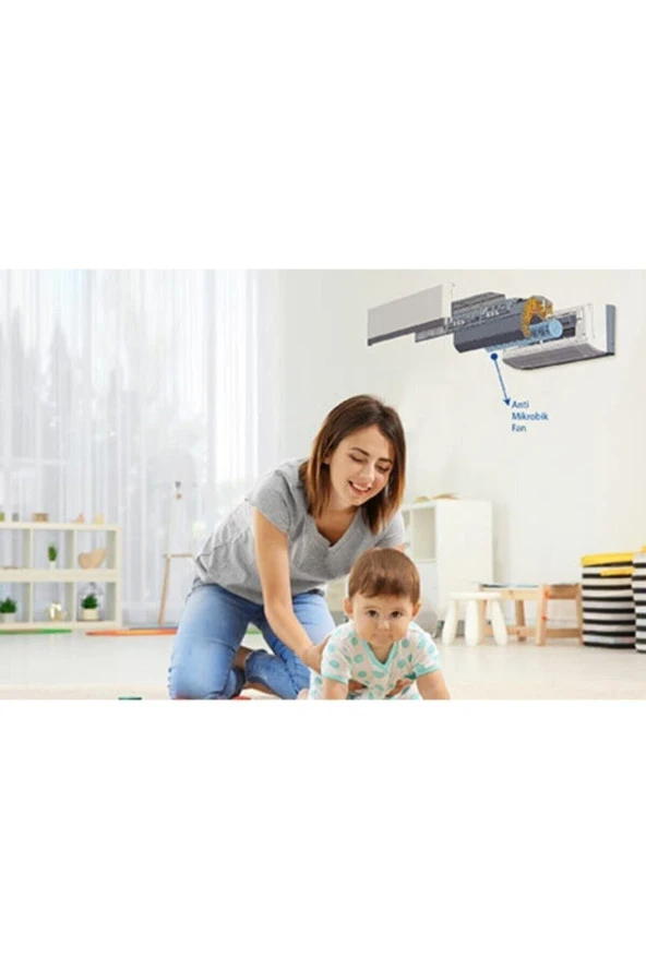 Mitsubishi Heavy Inverter Klima Silver Serisi 9000 BTU/h A Enerji Sınıfı SRK25ZSP-W(S) - 3