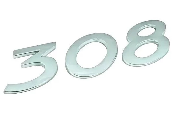 Peugeot 308 (T7) Makyajlı, 308 Yazısı OEM (96758508VD)