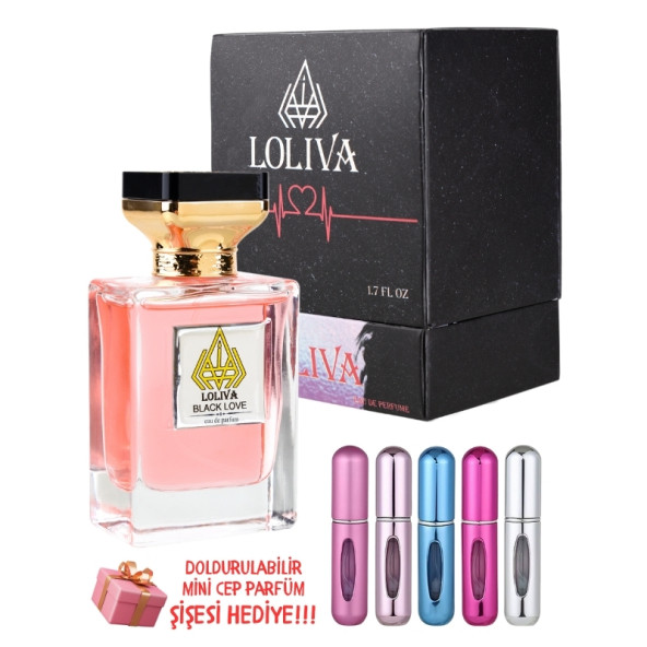 Loliva Black Love Extrait Kadın Parfümü 50ml