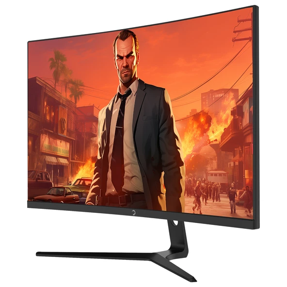 GamePower 27″ Vivid V80 VA Panel Curved RGB 300Hz 0.5ms 2x2W Speaker Gaming Monitör (Sıfır Ölü Piksel Garantili) - 2
