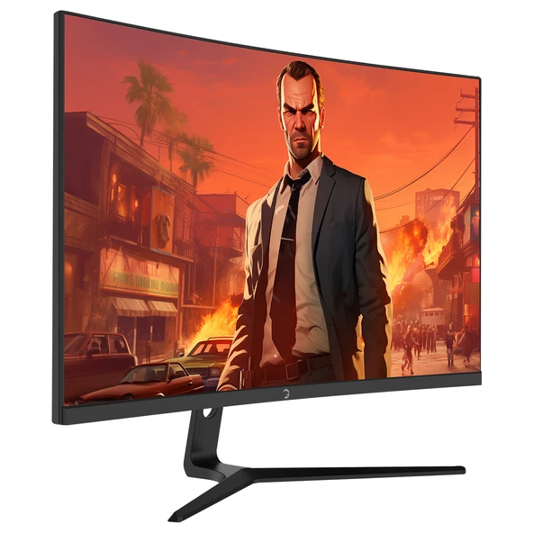 GamePower 27″ Vivid V80 VA Panel Curved RGB 300Hz 0.5ms 2x2W Speaker Gaming Monitör (Sıfır Ölü Piksel Garantili) - 3