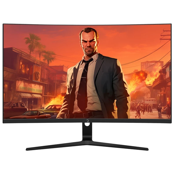GamePower 27″ Vivid V80 VA Panel Curved RGB 300Hz 0.5ms 2x2W Speaker Gaming Monitör (Sıfır Ölü Piksel Garantili)
