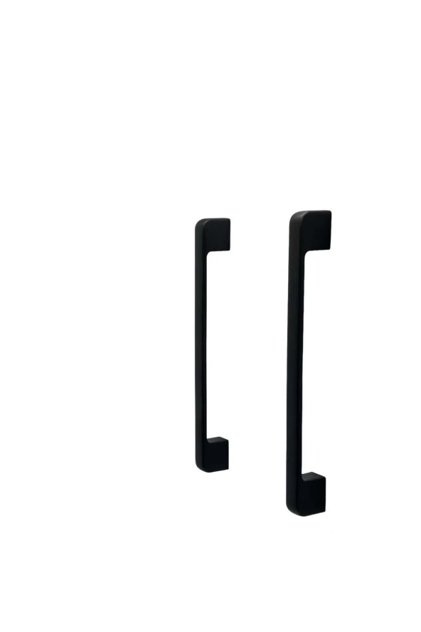 Arel Mat Siyah Tv Ünitesi Vestiyer Yatak Odası Mutfak Dolap Çekmece Kulpu 128 Mm (12,8 Cm) 5 Adet - Resim 2