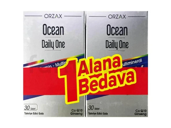 OCEAN DAİLY ONE ENERGY 30 TABLET 1 ALANA 1 BEDAVA ürün görseli 1