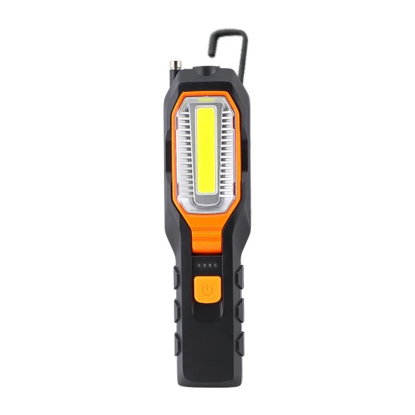 El Feneri Mıknatıslı iş Lambası Askılı Işıldak Kamp Lambası Şarjlı Gece Lambası Led 3+5 W - 6