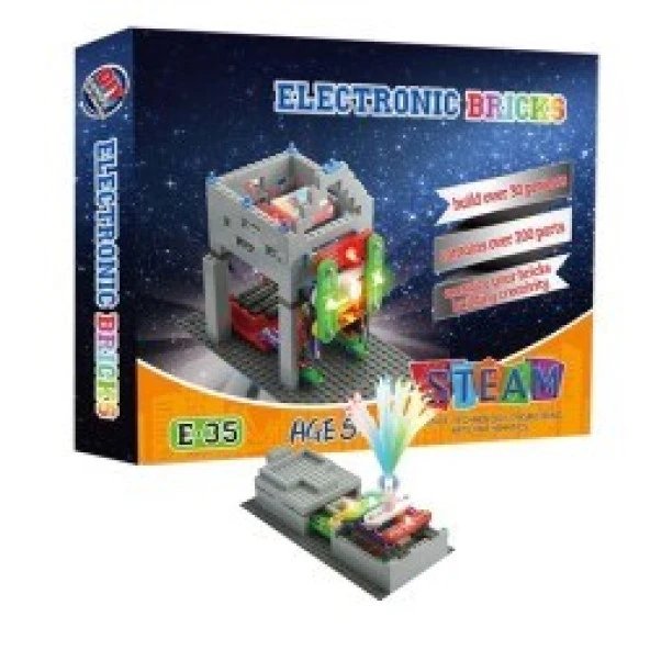 Electronic Bricks Kit Eğlenceli ve Öğretici Elektronik Deney Seti 200+ Deney 5+ Yaş