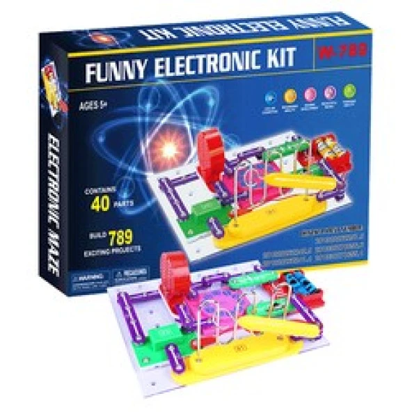 Funny Electronic Kit Eğlenceli ve Öğretici Elektronik Deney Seti 100+ Deney 5+ Yaş