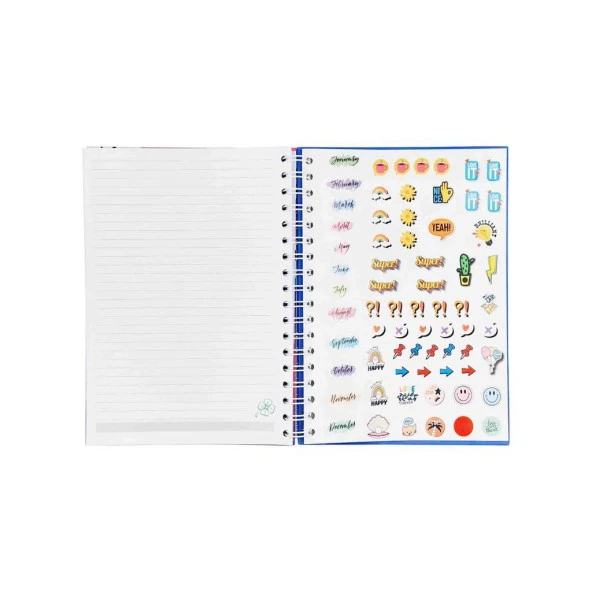 Lizy Sert Kapak Spiralli Tariihsiz Konuşan Ajanda 17x24 cm TASARIM-3 - Resim 5