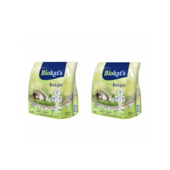Biokat's Eco Light Pelet Kedi Kumu 5 Lt  2 Adet ürün görseli