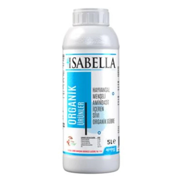 İsabella Hayvansal Menşeli Mikrobiyal Gübre 5 litre