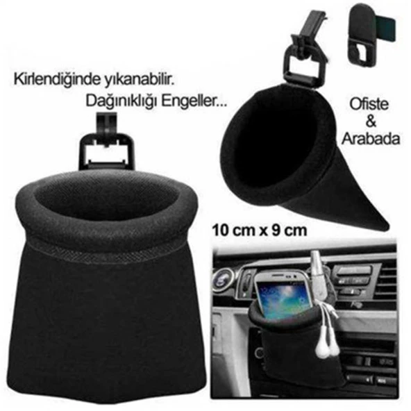 Otomobil Oto Araba Araç İç Aksesuar Çok Amaçlı Kese 11355 - 3