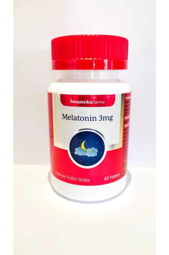 Imuneks Farma Melatonin 3 mg Takviye Edici Gıda 60 Tablet