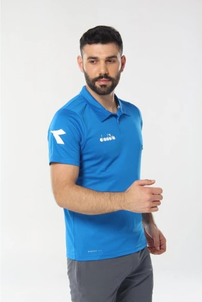 Diadora Nacce Mavi Polo Yakalı T-Shirt  -  1TSR06-Mavi - 3