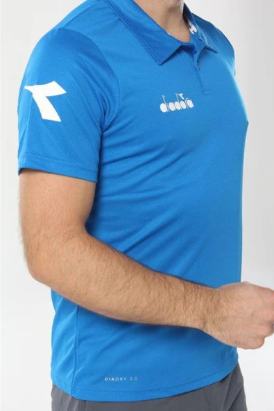 Diadora Nacce Mavi Polo Yakalı T-Shirt  -  1TSR06-Mavi - 5