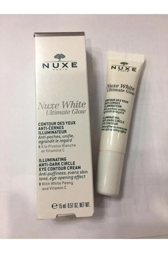 Nuxe White Ultimate Glow Koyu Halka Karşıtı Aydınlatıcı C Vitaminli Göz Bakım Kremi 15 ml