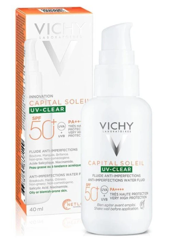 Vichy Capital Soleil Uv-Clear Spf 50 40 ml