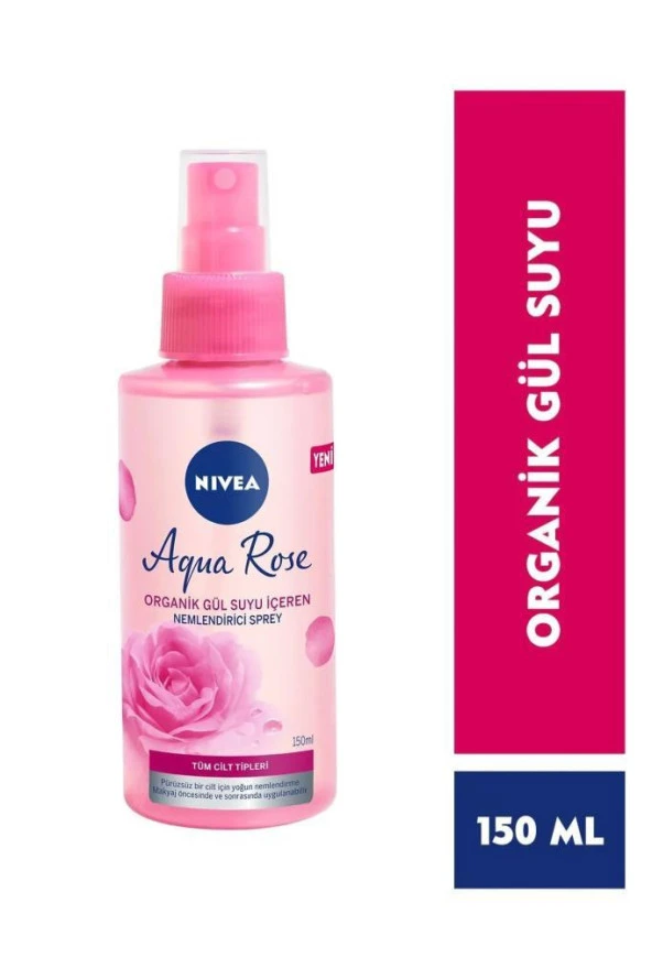 Nivea Aqua Rose Gül Suyu Içeren Nemlendirici Sprey 150 ml