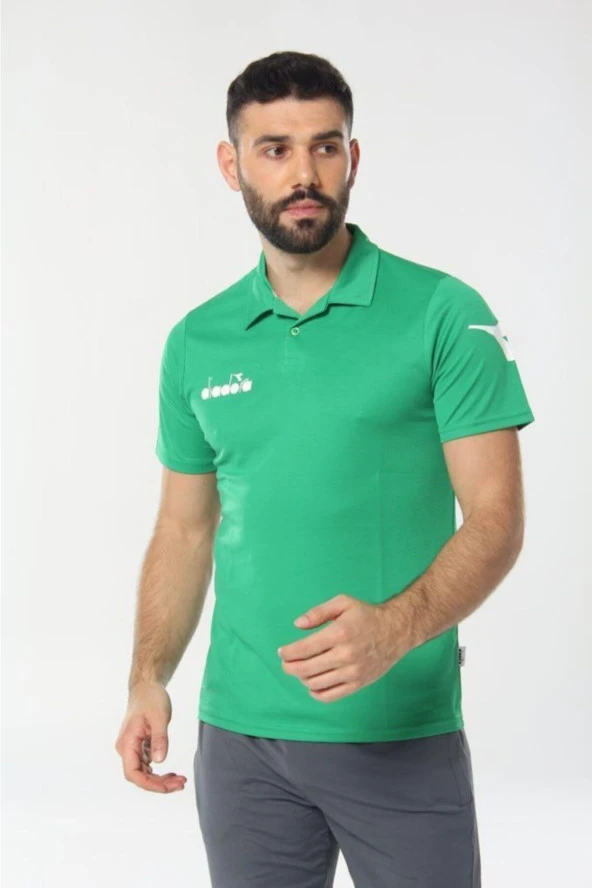 Diadora Nacce Açık Yeşil Polo Yakalı T-Shirt - 1TSR06-AçıkYeşil
