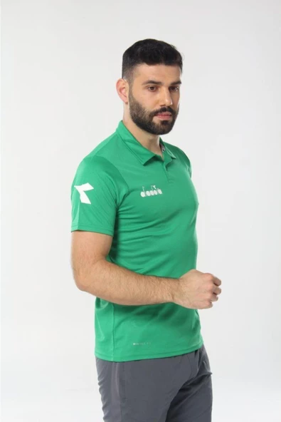 Diadora Nacce Açık Yeşil Polo Yakalı T-Shirt - 1TSR06-AçıkYeşil - 4