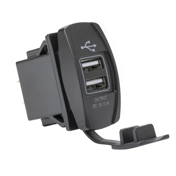 Powermaster Marin Tip Gömme 2Li USB 5V 3.1A 12-24V Port - 1