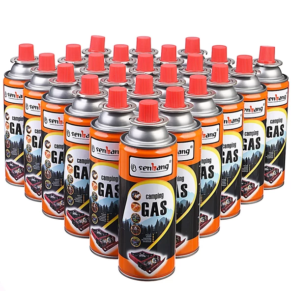SENBANG Kamp Ocak Gazı Valfli Kartuş 227gr - 24 Adet