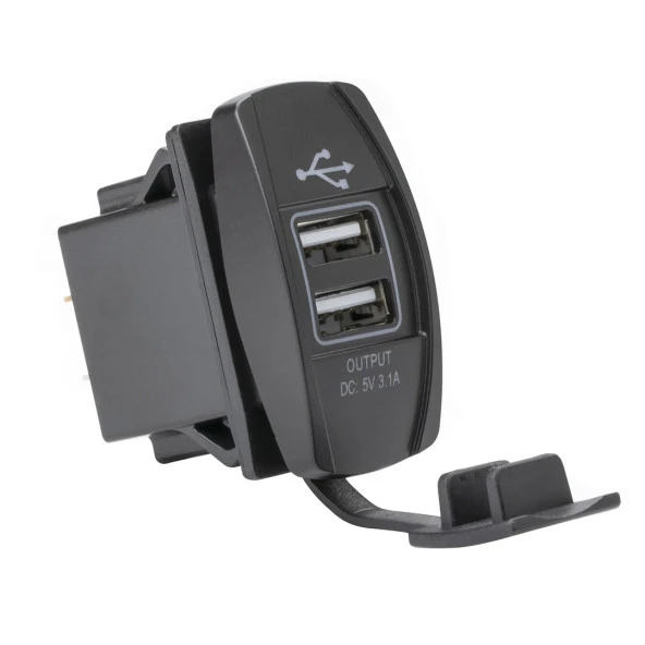 Powermaster Marin Tip Gömme 2Li USB 5V 3.1A 12-24V Port - 2