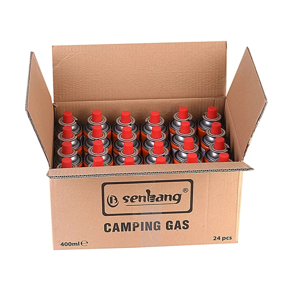 SENBANG Kamp Ocak Gazı Valfli Kartuş 227gr - 24 Adet - 5