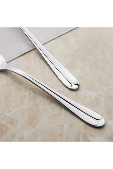 Nehir Saray Sade Yemek Kaşık 12'li (8697076250013) ürün görseli