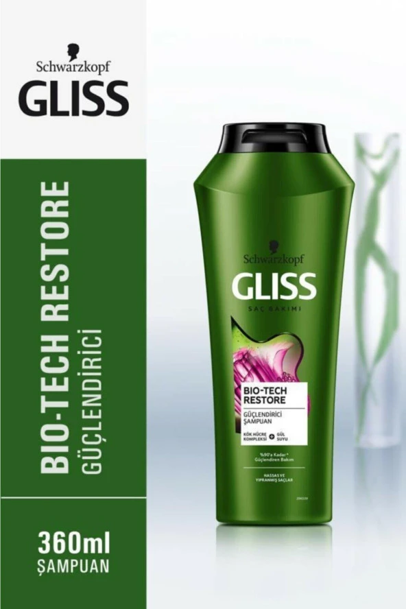 Gliss Schwarzkopf Gliss Bio-Tech Güçlendirici Şampuan 360 Ml 8690572794531