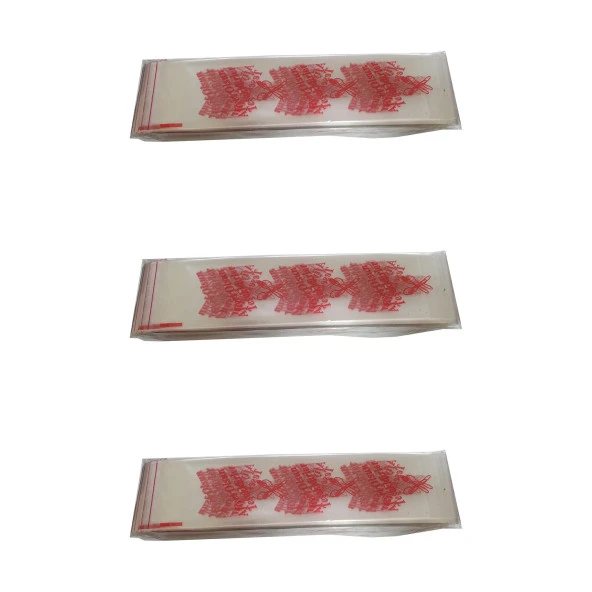 Çatal Kaşık Bıçak Poşeti - Afiyet Olsun Yazılı Baskılı - Şeffaf - 1 Kg. lık 3 Paket ürün görseli 1