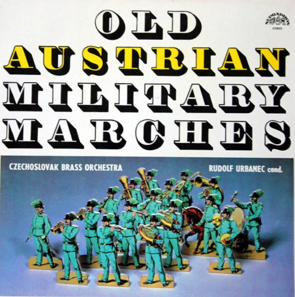 Old Austrian Military Marches brass - Czechoslovak Brass Orchestra, Rudolf Urbanec –  plak alithestereo