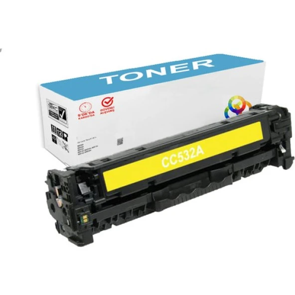 PlusPrint Hp 304A - CC533A - Hp Colorlaserjet CP2025DN Sarı Uyumlu Muadil Toner