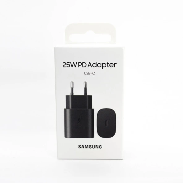 Samsung Galaxy Z Flip 5 Type-C Fast Şarj Adaptörü 25W Siyah (Samsung Türkiye Garantili) - 4