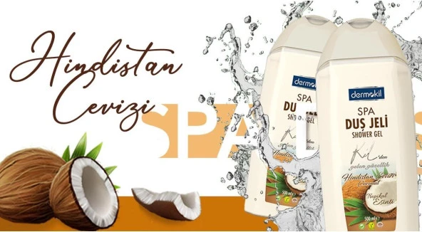 Dermokil Duş Jeli Hindistan Cevizi 500 Ml - 3