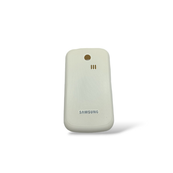 Samsung S3350 Arka Kapak S3350 Chat uyumlu Beyaz Renk Arka Kapak