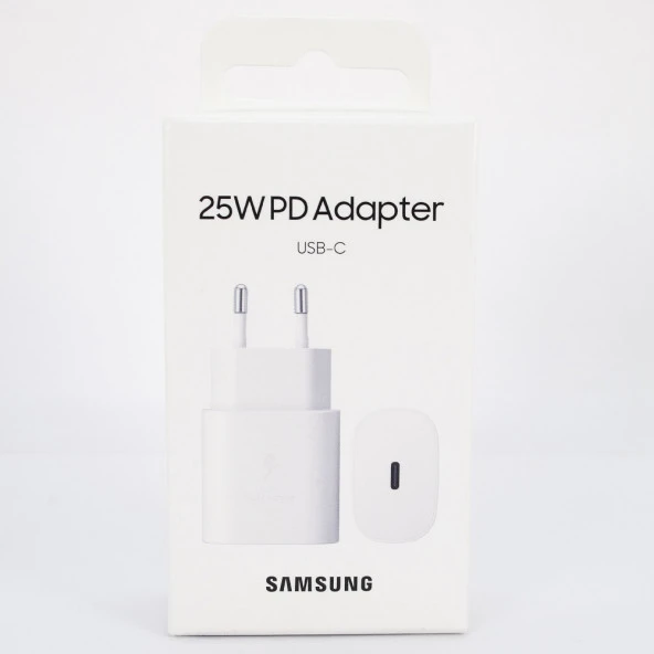 Samsung Galaxy Z Flip 5 Type-C Fast Şarj Adaptörü 25W Beyaz (Samsung Türkiye Garantili) - 4